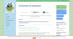 Desktop Screenshot of os-preserjeradomlje.si